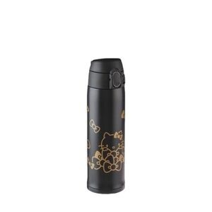 Zojirushi Hello Kitty‎ Stainless Steel Vacuum Insulated Black Gold Tumbler 16oz